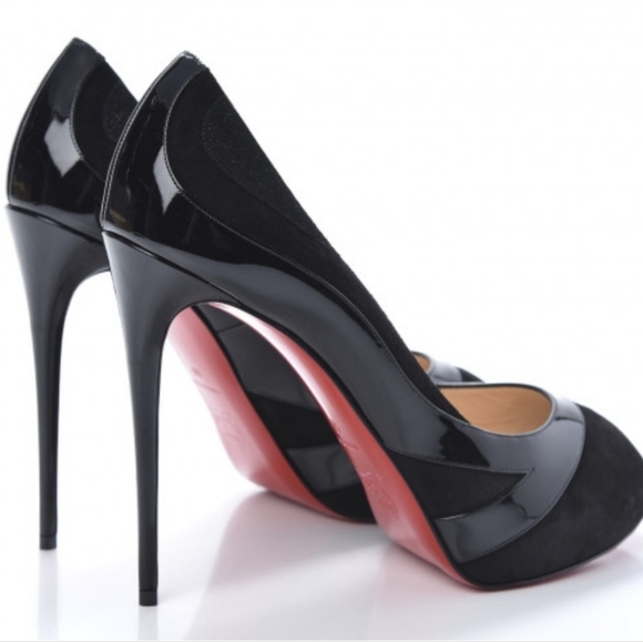 Christian Louboutin YOULAPEEP 120 Peep Toe 👀 Rare Hard to Find Style 👀 40.5 - Picture 11 of 14